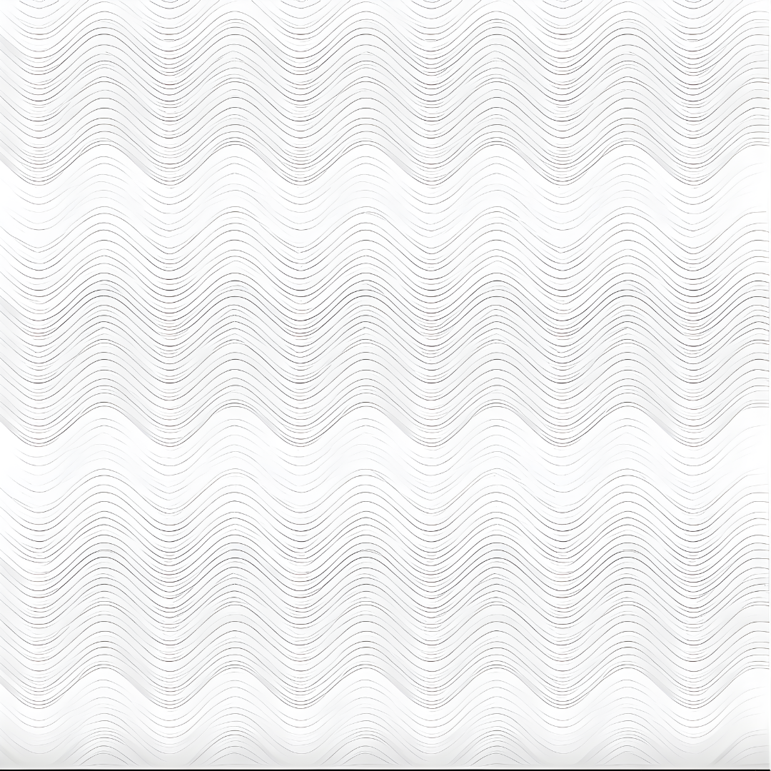 Wavy Thread in Pure White